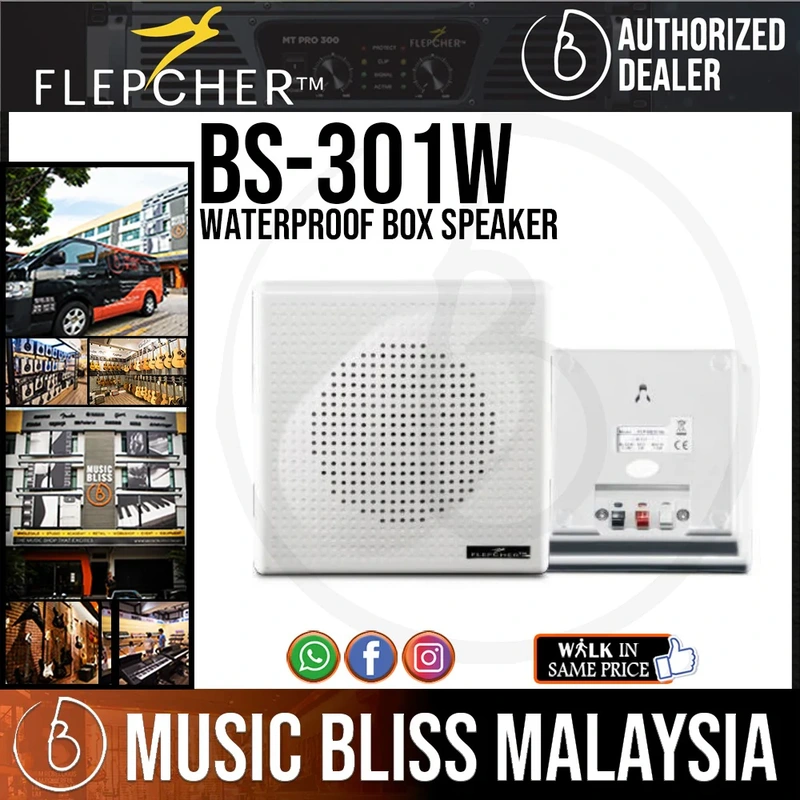 Flepcher BS-301W Waterproof Box Speaker