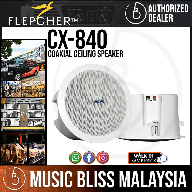Flepcher CX-840 Coaxial Ceiling Speaker