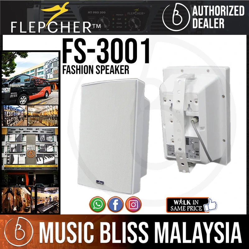 Flepcher FS-3001 Fashion Speaker - White