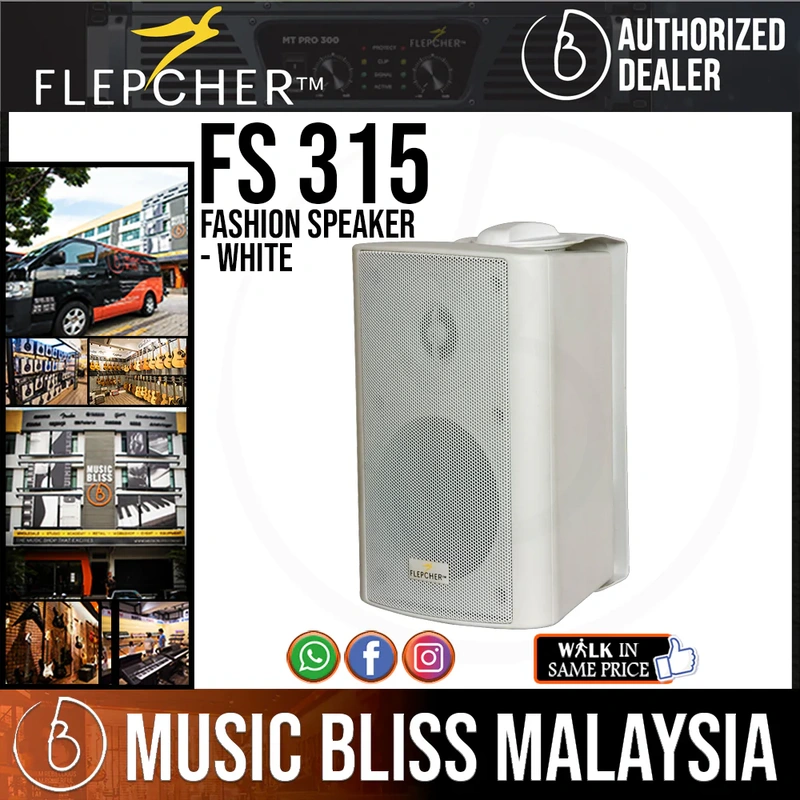 Flepcher FS-315 Fashion Speaker - White