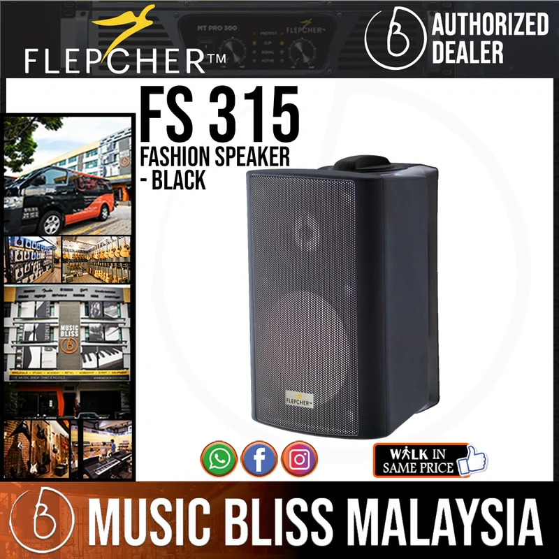 Flepcher FS-315B Fashion Speaker - Black