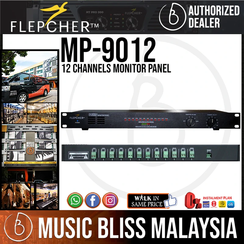 Flepcher MP-9012 12 Channels Monitor Panel