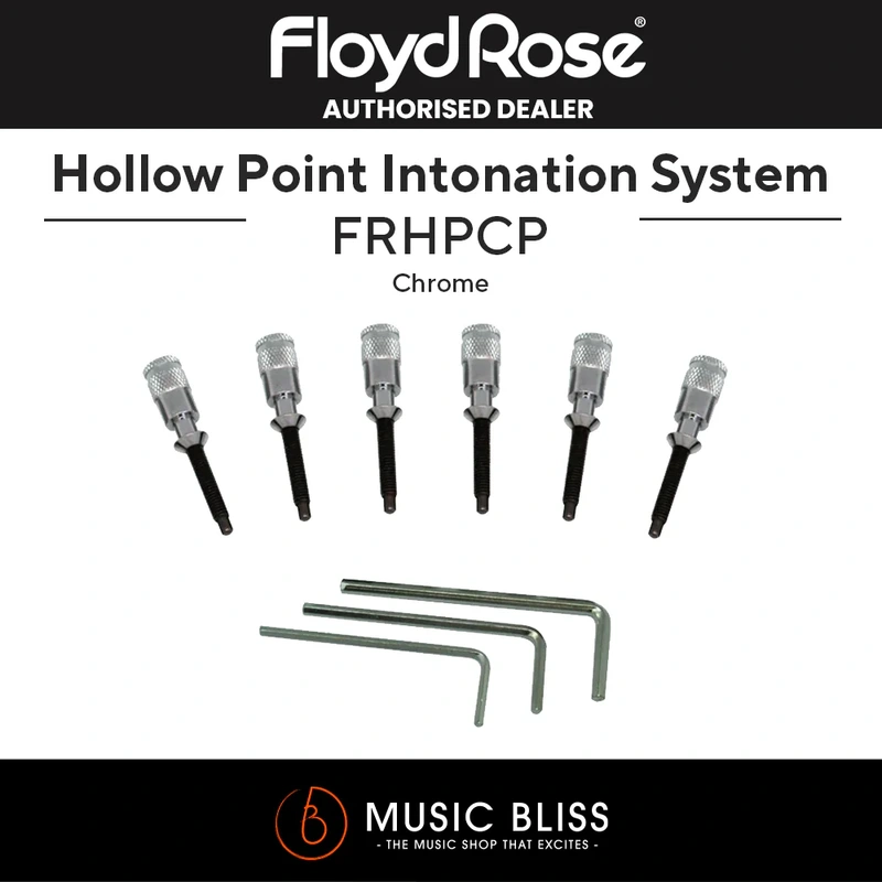 Floyd Rose FRHPCP Hollow Point Intonation System for Tremolos - Chrome