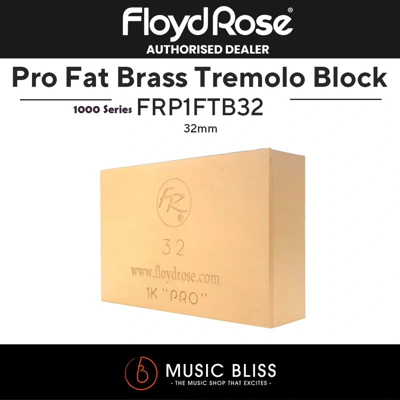 Floyd Rose FRP1FTB32 1000 Series Pro Fat Brass Tremolo Block