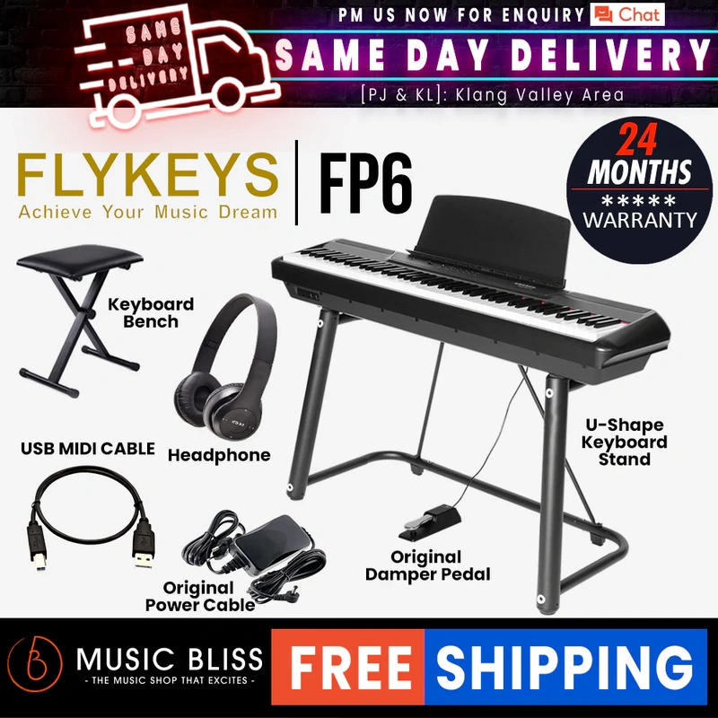 Flykeys FP6 88-Key Budgetary Beginner Digital Piano