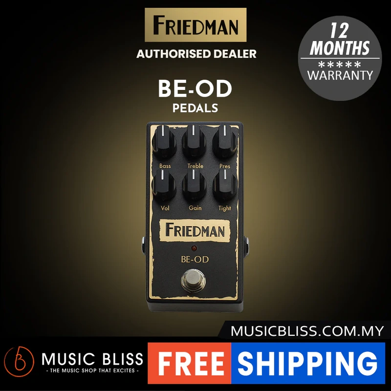 Friedman BE-OD Brown Eye Overdrive Pedal