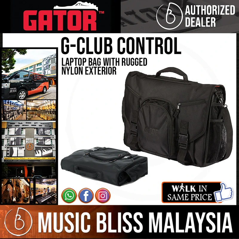 Gator G-CLUB Control Laptop Bag with Rugged Nylon Exterior