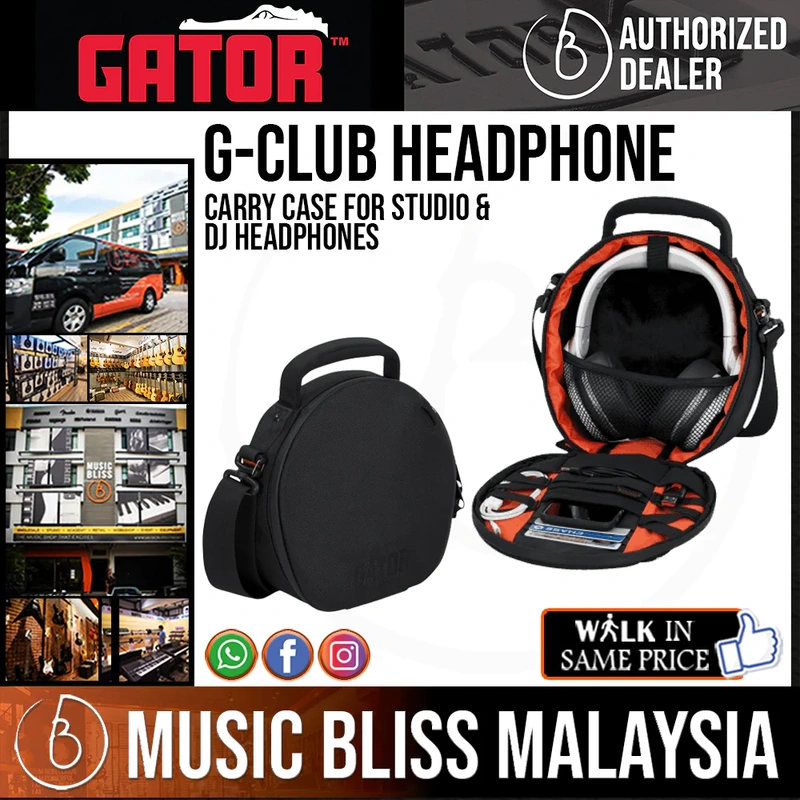 Gator G-CLUB-HEADPHONE Carry Case for Studio & DJ Headphones