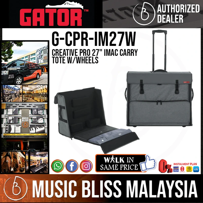 Gator G-CPR-IM27W Creative Pro 27" iMac Carry Tote with Wheels