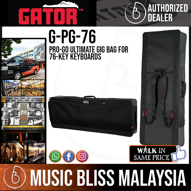 Gator G-PG-76 Pro-Go Ultimate Gig Bag for 76-key Keyboards