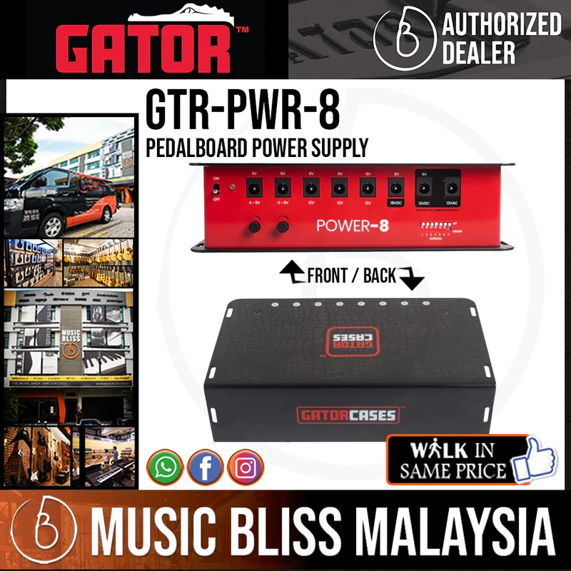 Gator GTR-PWR-8 Pedalboard Power Supply