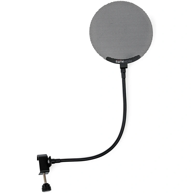 Gator Metal Screen Pop Filter with 12.4" Flexible Gooseneck