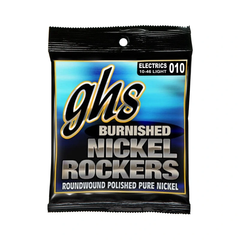 GHS BNR-L Burnished Nickel Rockers Light Gauge Electric Guitar Strings