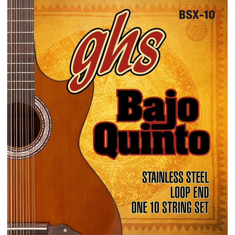 GHS BSX-10 Stainless Steel 10-String Bajo Quinto Strings