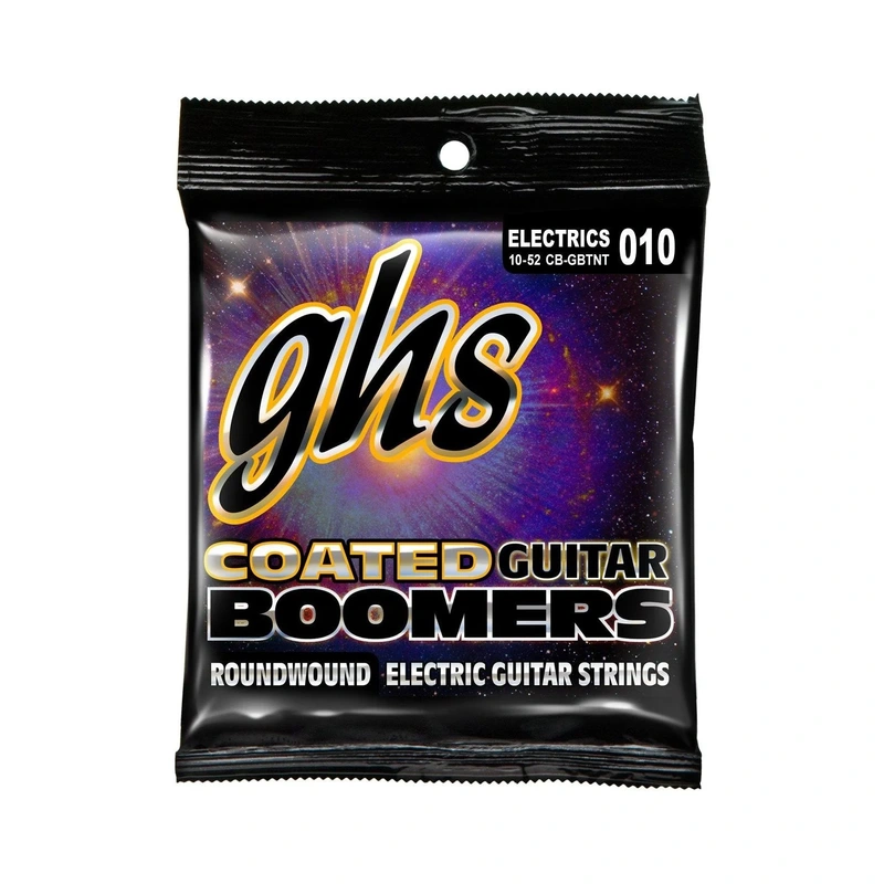 GHS CB-GBTNT Coated Boomers Nickel-Plated Steel Thin-Thick Gauge Electric Guitar Strings