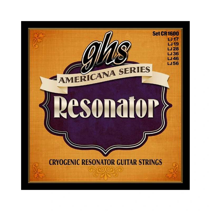 GHS CR1600 Americana Cryogenic Phosphor Bronze Resonator Guitar Strings