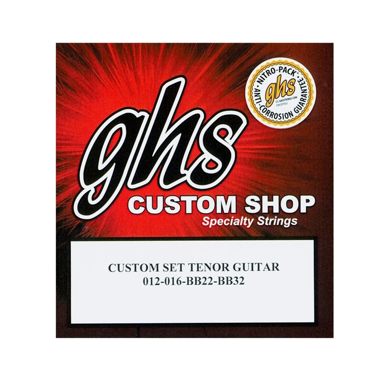 GHS Custom Bright Bronze Acoustic Tenor Guitar Strings, Chicago Tuning