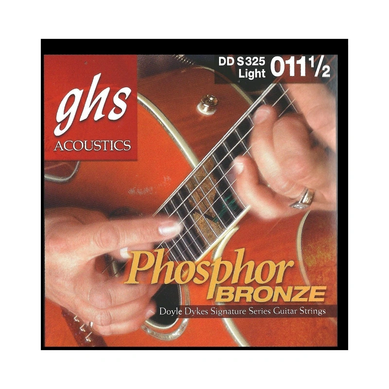 GHS DDS325 Doyle Dykes Signature Series Phosphor Bronze Light Gauge Guitar Strings