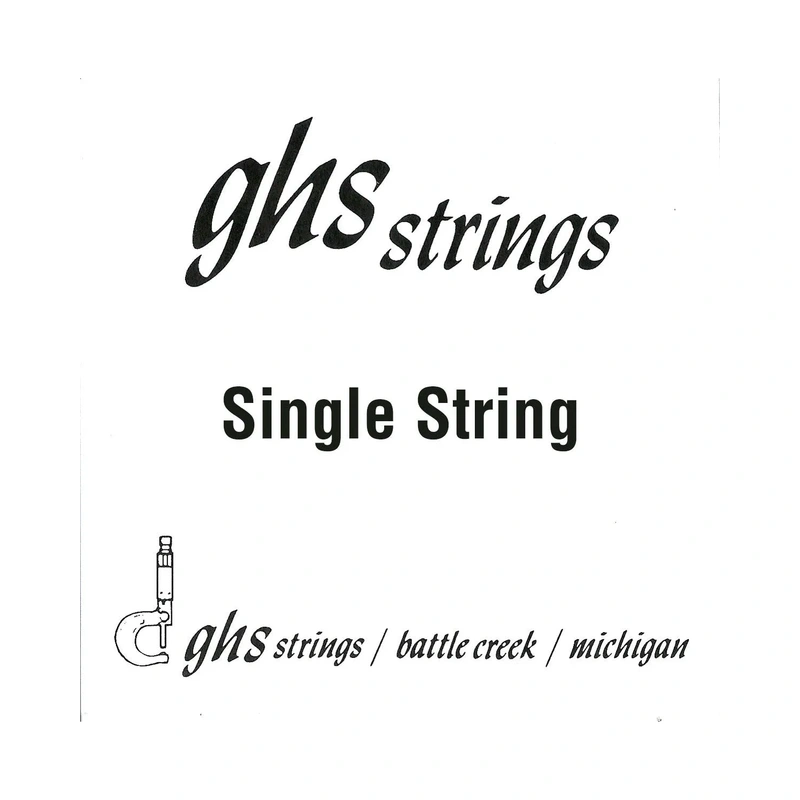 GHS DY18 Nickel Roundwound Ball End Single String 018