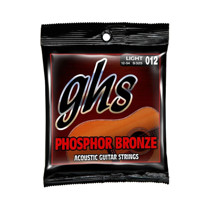 GHS S325 Phosphor Bronze Light Gauge Acoustic Guitar Strings