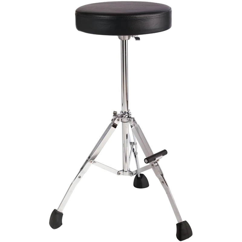 Gibraltar Fixed Height Drum Throne w/ Round Seat & Footrest