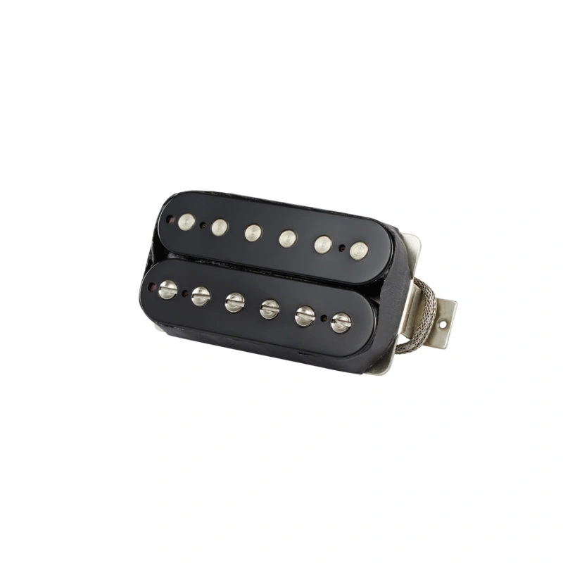 GIBSON ACCESSORIES '57 CLASSIC PLUS BRIDGE HUMBUCKING PICKUP - DOUBLE BLACK (PU57+DB2)