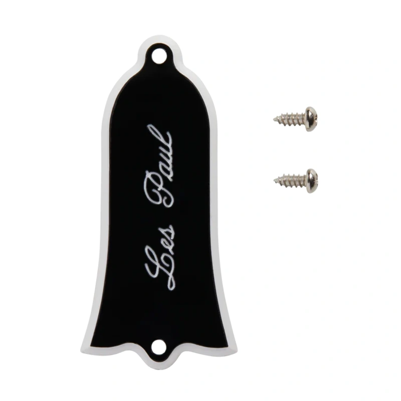 GIBSON ACCESSORIES 61 "LES PAUL" HISTORIC TRUSS ROD COVER - BLACK (PRTR-061)