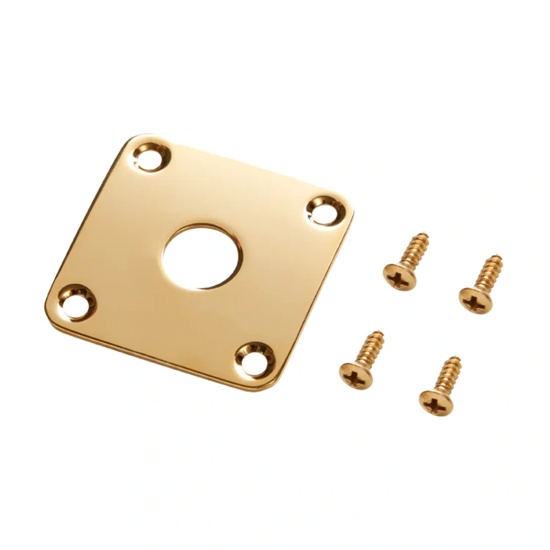 GIBSON ACCESSORIES LES PAUL METAL JACK PLATE - GOLD (PRJP-020)
