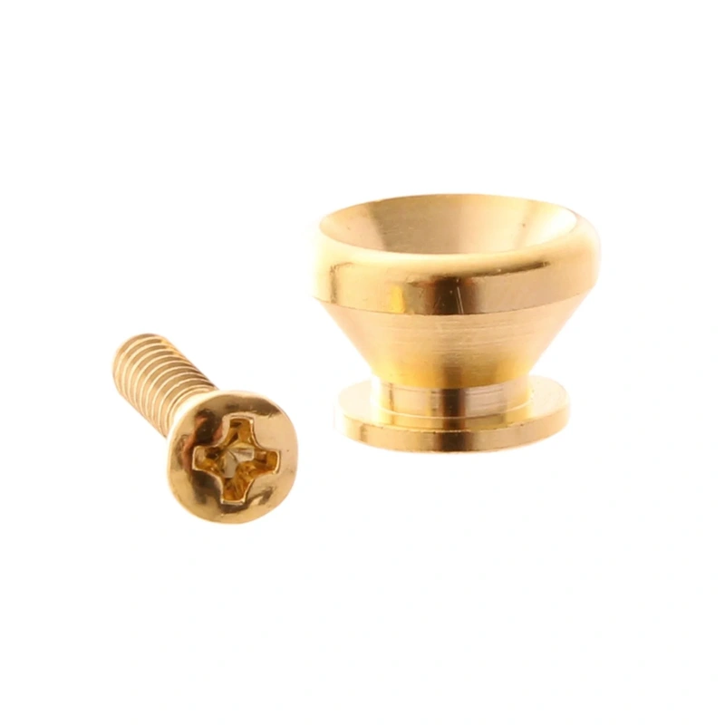 Gold Strap Button