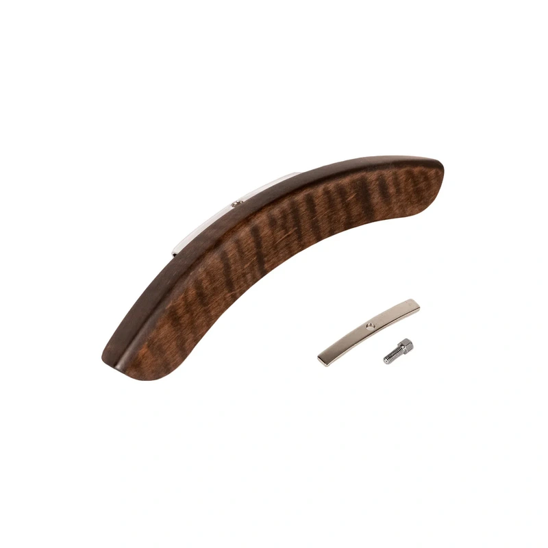 Gold Tone Curly Maple Banjo Armrest, Matte Finish