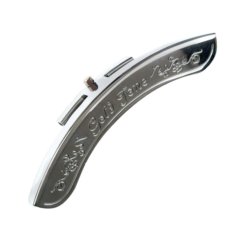 Gold Tone Engraved Fitsall Armrest, Fits Various Hook Spacings, 11" Rim