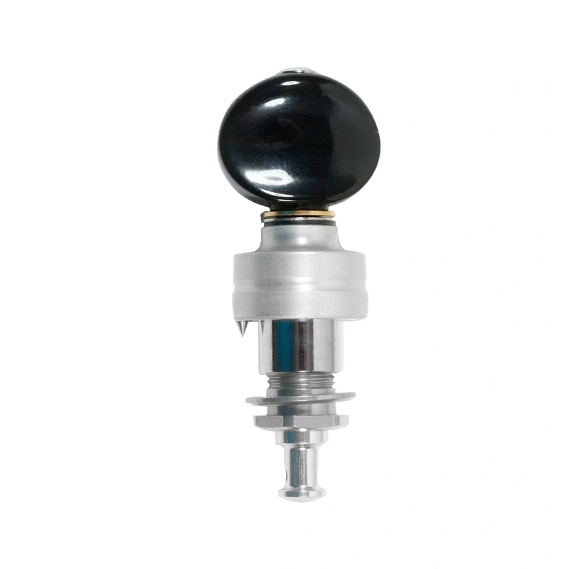 Gotoh Planetary Ukulele Tuners, Chrome White with Black Buttons