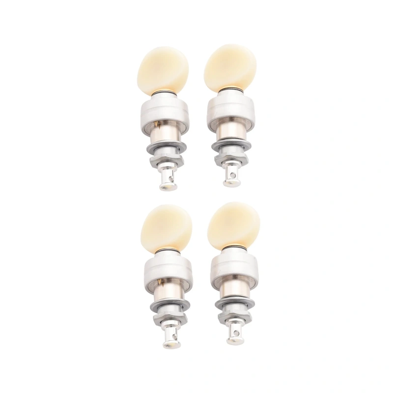 Gotoh Planetary Ukulele Tuners, Chrome White with Vintage White Buttons