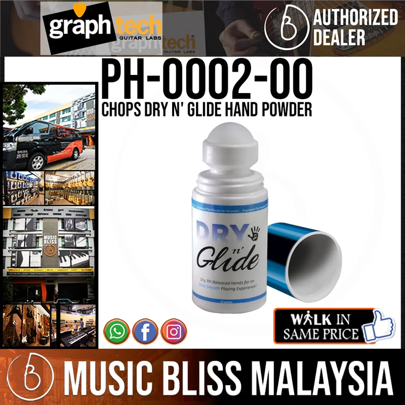 Graph Tech PH-0002-01 Chops Dry N' Glide Hand Powder