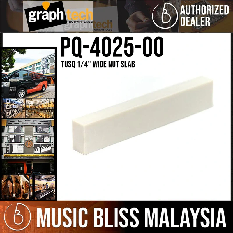 Graph Tech PQ-4025-00 TUSQ 1/4" Wide Nut Slab
