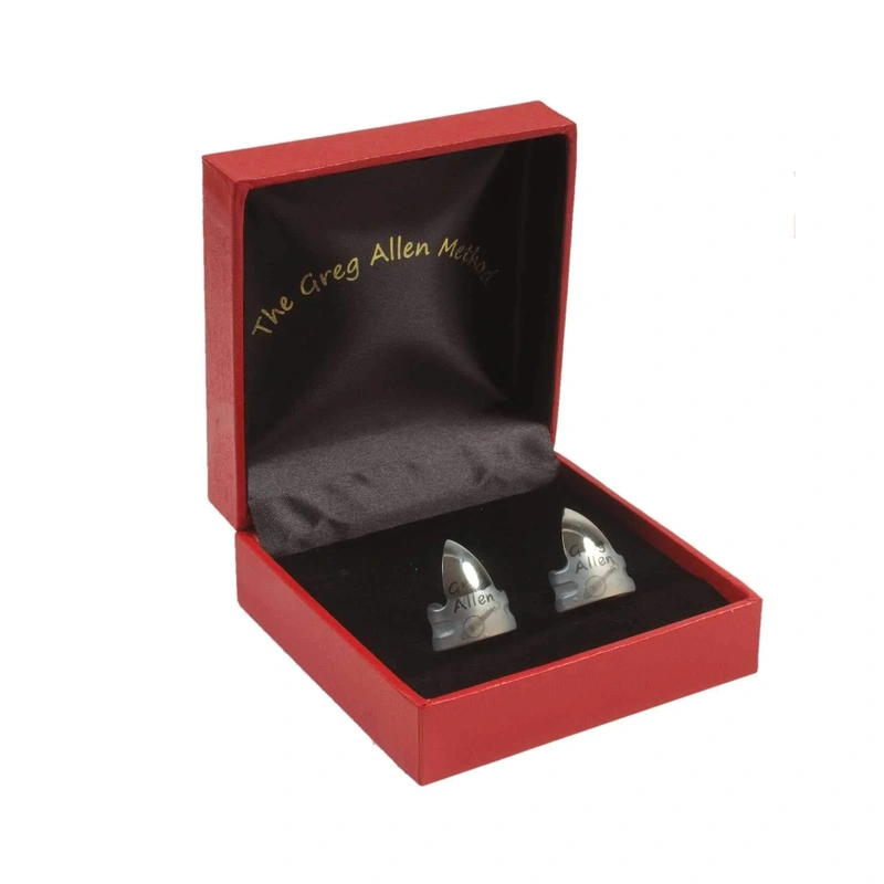 Greg Allen Signature Model Fingerpicks with Rubber-Coated Band, One Pair