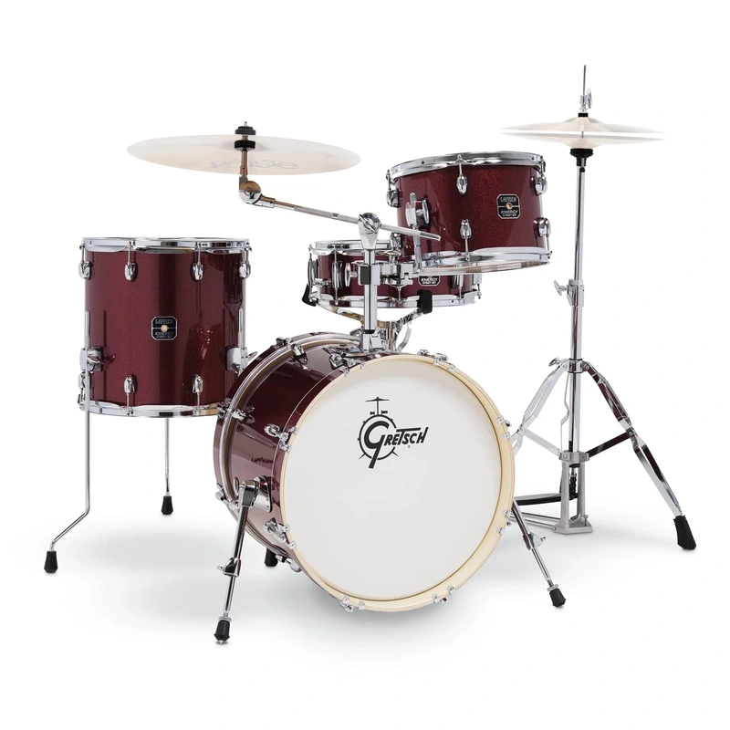 Gretsch Energy 4 Piece Drum Kit with 18 Bass Drum - Red Sparkle