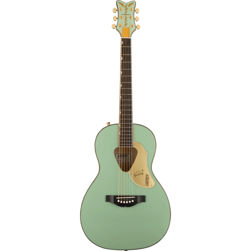 Gretsch G5021E Rancher Penguin Parlor Acoustic Electric Guitar - Mint Metallic
