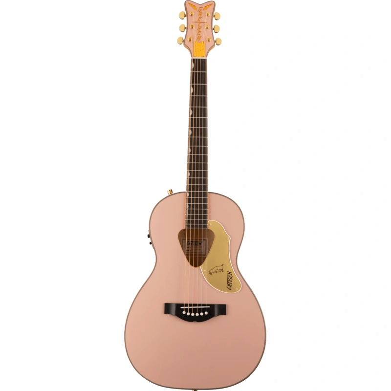 Gretsch G5021E Rancher Penguin Parlor Acoustic Electric Guitar - Shell Pink