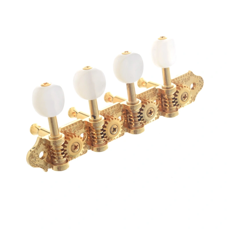 Grover A-Style Mandolin Tuners, Gold Finish with with Pearloid Buttons
