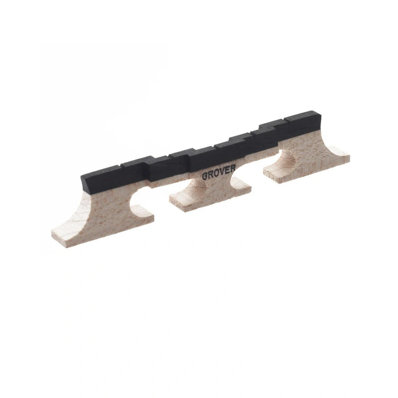 Grover Tune-Kraft Compensated 5-String Banjo Bridge, 1/2" Maple