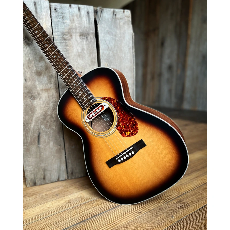 Guild Archback Troubadour M240E Sunburst Guitar with Pickup