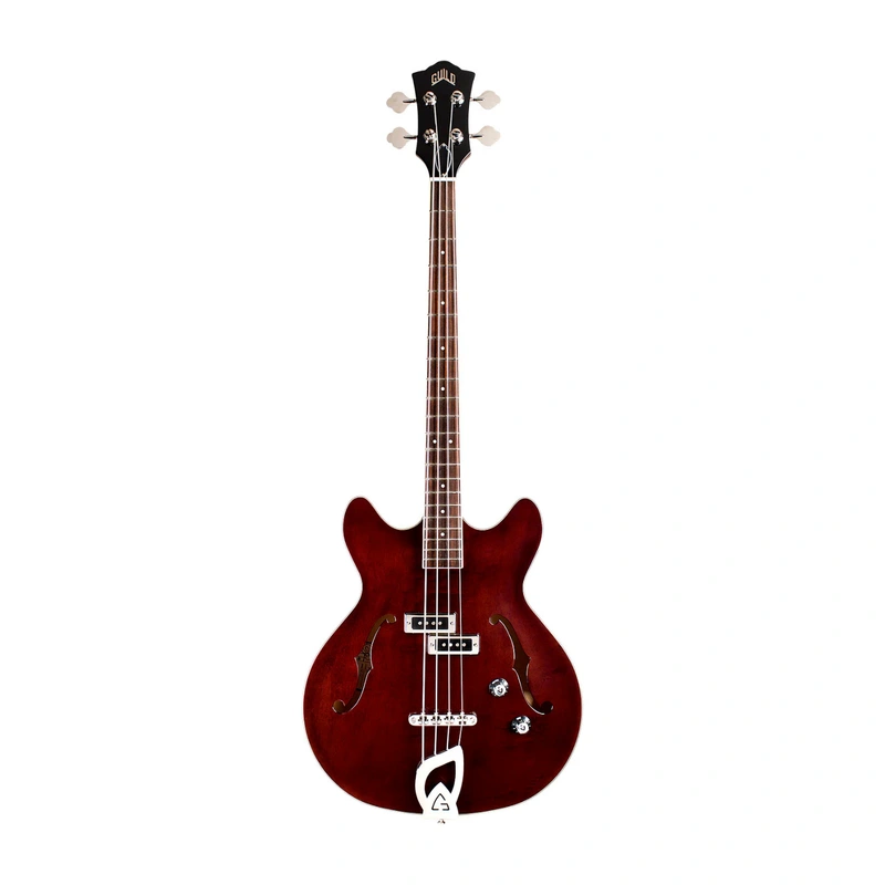 Guild Starfire I 4 String Semi-Hollow Electric Bass - Vintage Walnut
