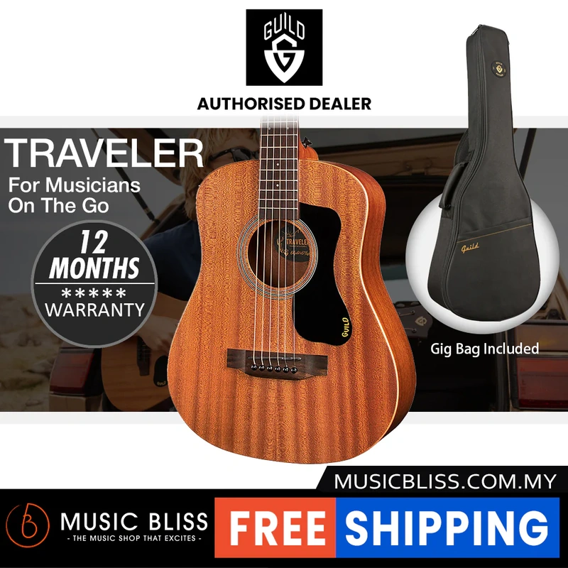 Guild Westerly 300 Traveler Acoustic Guitar - Natural