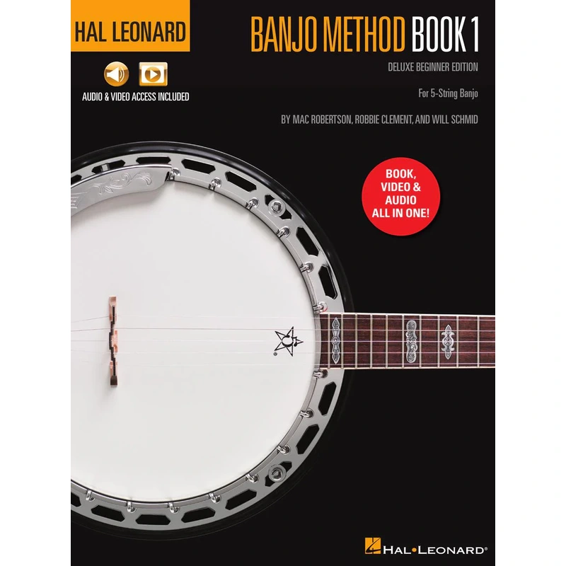 Hal Leonard Banjo Method Book 1 - Deluxe Beginner Edition