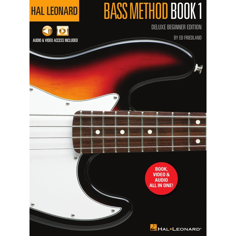 Hal Leonard Bass Method Book 1 - Deluxe Beginner Edition