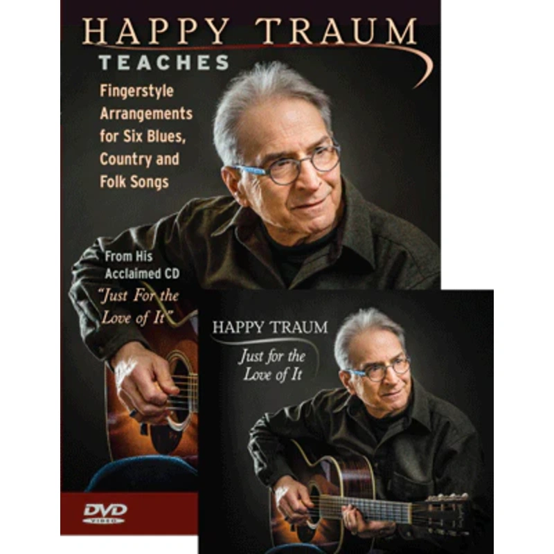Happy Traum "Just for the Love of It" CD + DVD Package