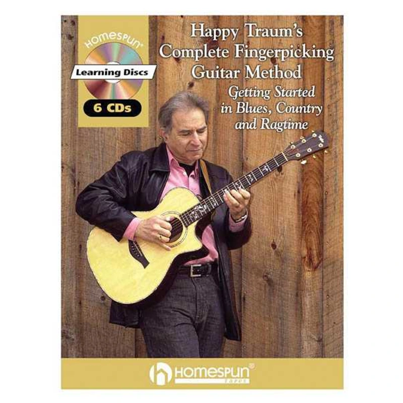 Happy Traum's Complete Fingerpicking Guitar Method - Getting Started in Blues, Country and Ragtime