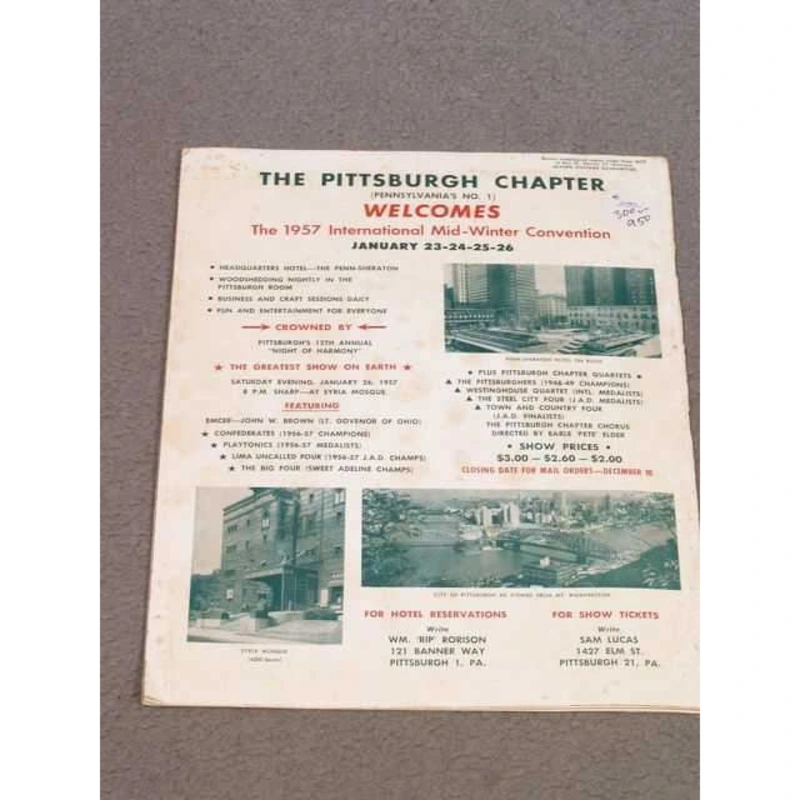 Harmonizer, the (1956 Volume XVI Number 4)