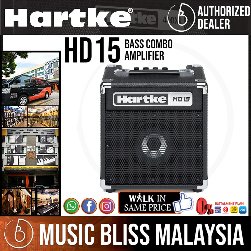 Hartke HD15 Bass Combo Amplifier with 0% Instalment